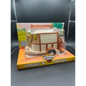 Vintage 1997 Chevron Cars Horace N Trailer Horse Figure Collectible Toy New